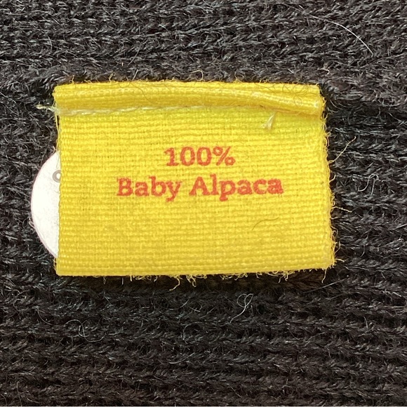 Kuna Baby Alpaca Stretch Knit Sleeveless Dress Black - Picture 10 of 12